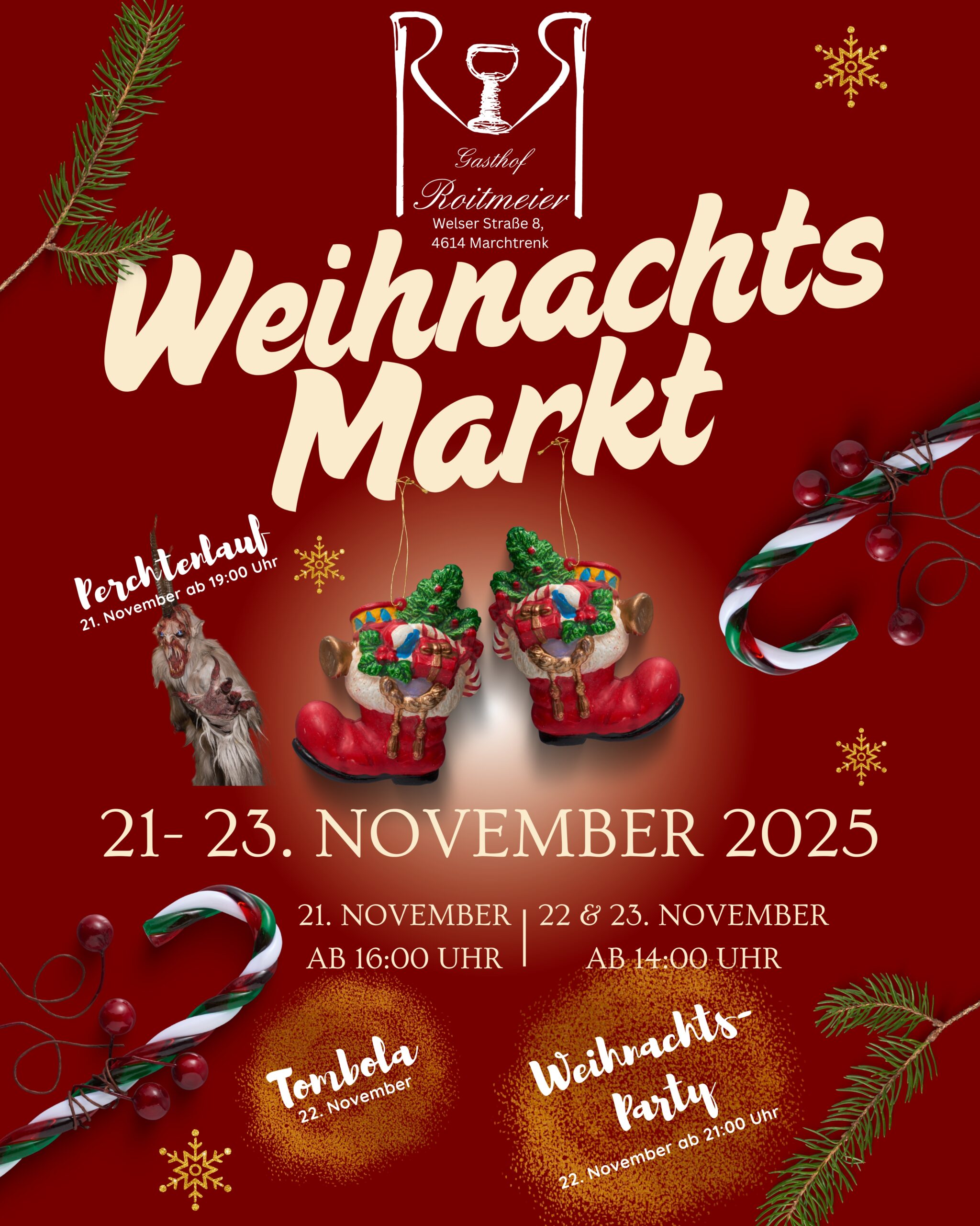 Weihnachtsmarkt im November 2025 in Marchtrenk.